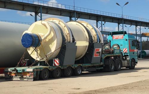 Intertransport GRUBER Move Heavy Heat Exchanger from Germany to the USA