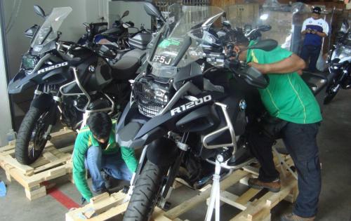 JS World Freight Distributor Assists in BMW Motorbike Trip to South Korea