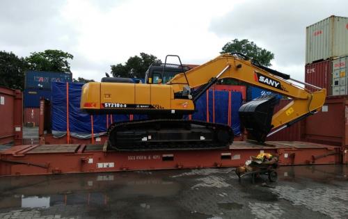 LCL Logistix with JCB Shipment from India to Ghana