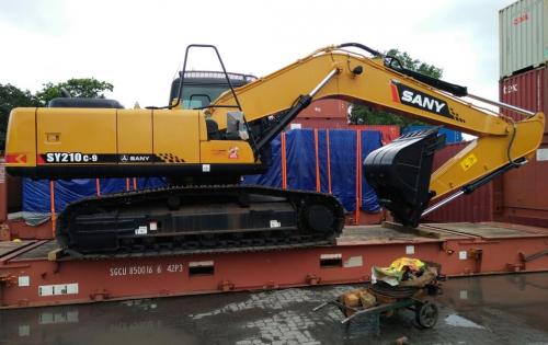 LCL Logistix with JCB Shipment from India to Ghana