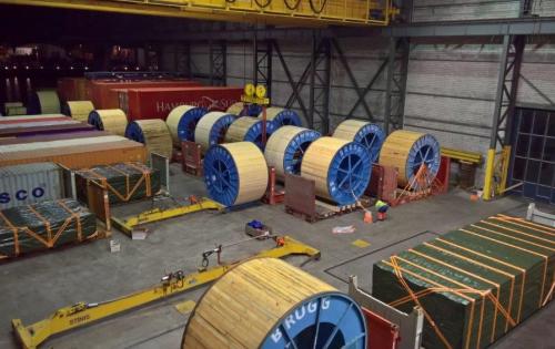 ITS Ship Large Cable Reels to the UAE