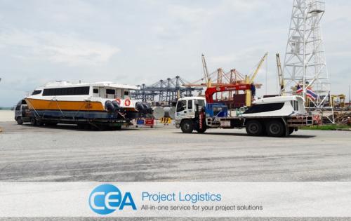 CEA Thailand with Transport & Export of Catamaran Ferry