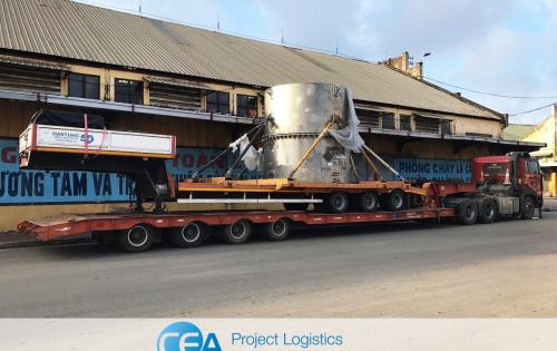 CEA Handle Transportation of Large Chemical Tank & Trailer