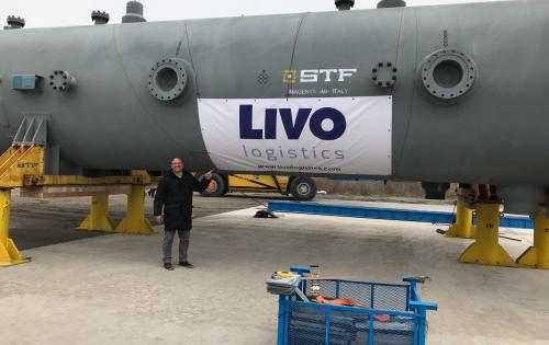 Livo Logistics Executing Multimodal Move of 2 Oversized Heaters