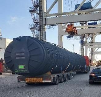 Pinto Basto Handle Door-to-Door Shipment of 20m Tanks