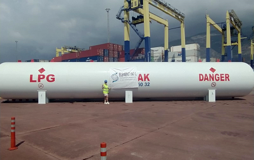 Element International Logistics Handle LPG Tank in Turkey