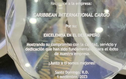 Caribbean International Cargo Awarded Performance Accolade