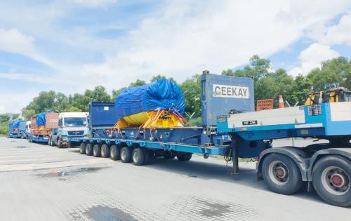 Ceekay Shipping Move Cable Reels Across the Sea