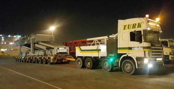 Turk Logistics Execute Transport of Oil Rig Equipment