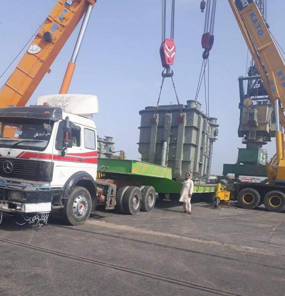 Star Shipping Pakistan Delivers Transformers to Kabul
