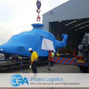 CEA Project Logistics with Specialised Transport of Helicopters